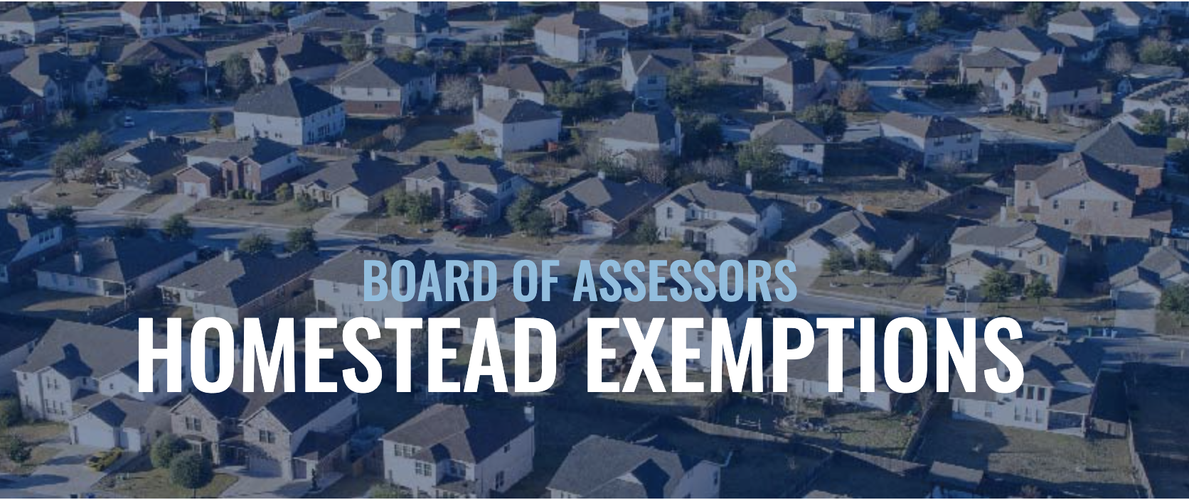 Filing for Homestead Exemption Michael Bunch